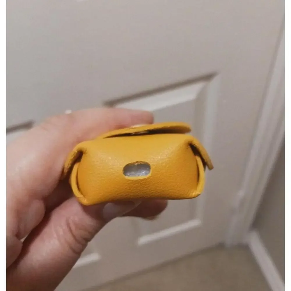 Earbud Case Keychain In Yellow - Picture 7 of 9